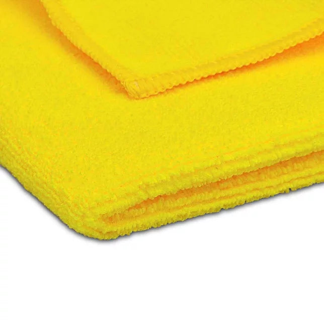 Cocktail Microfibers - Pack de 12 microfibres ultra fine jaune - 300gsm