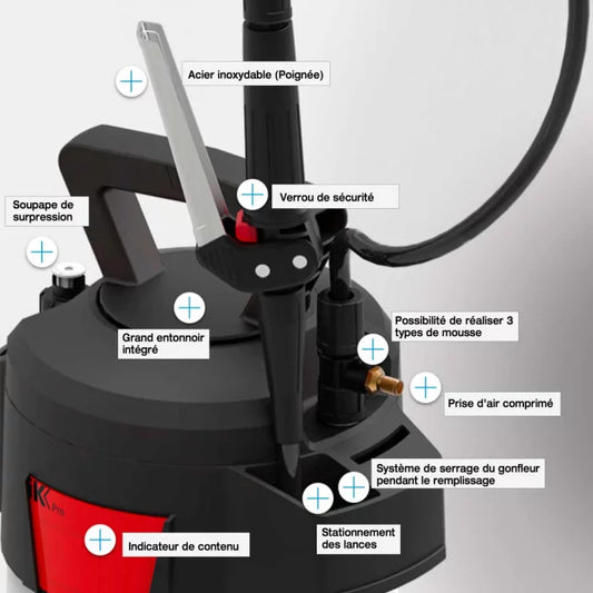 IK FOAM Pro 12 - Pulvérisateur à mousse