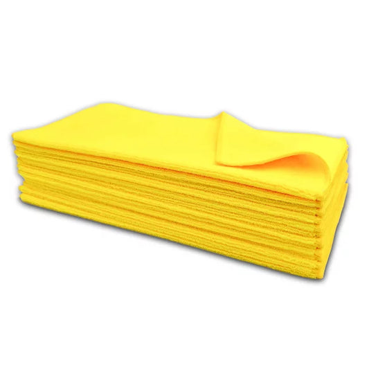 Cocktail Microfibers - Pack de 12 microfibres ultra fine jaune - 300gsm